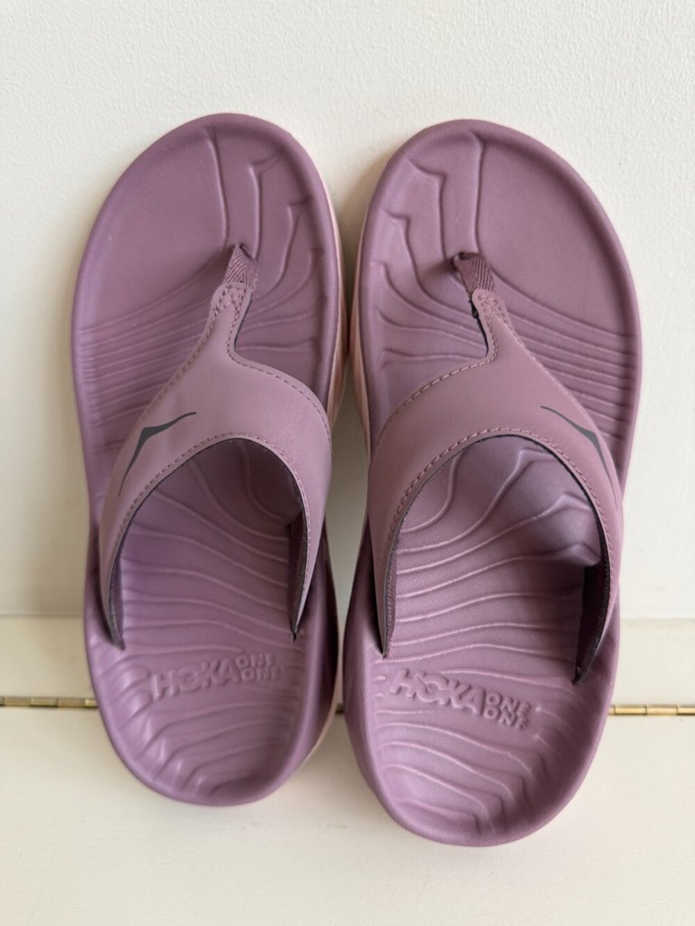 HOKA Ora Recovery Flip 3 Mauve Pink Sandals Women’s Size 6 NWOT - Picture 6 of 8